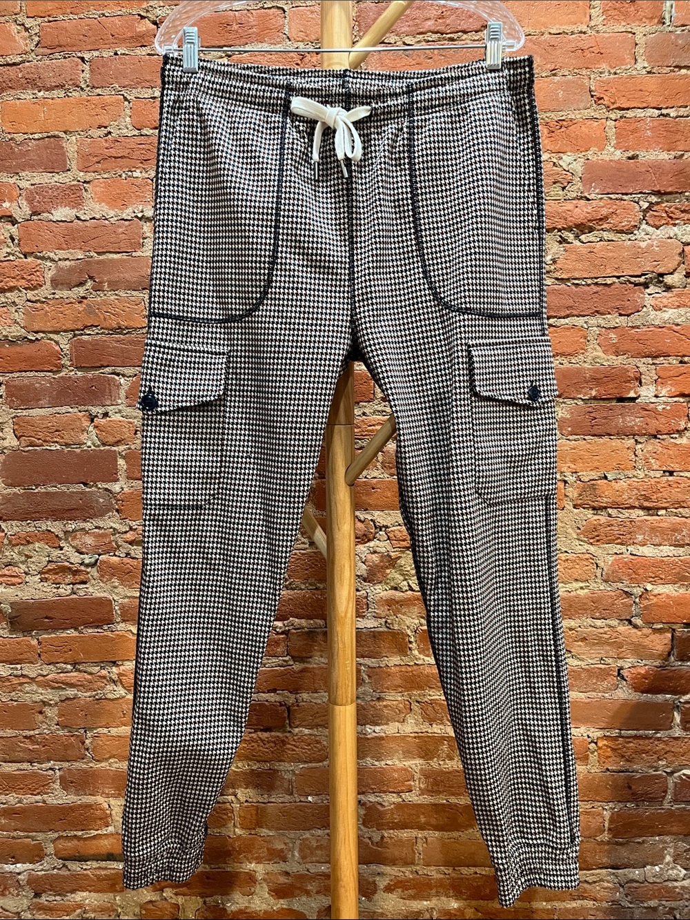 Todd Snyder Houndstooth Pull-on Joggers Size M